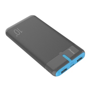 Xwave GoEnergy gray+blue Power bank eksterna baterija 10000mAh/2A/2 xUSB/Type-C (EnerGo) - Img 3