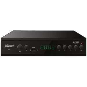 Xwave M6 DVB-T2 Set Top Box,LED,scart,HDMI,RF in-out,USB,media player,metalno kućište - Img 2