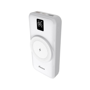 Xwave Power bank eksterna baterija 20000mAh/20W/15W wireless/PD/QC3.0 (bela)