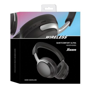 Xwave QC56 Bluetooth slušalice stereo sa mikrofonom/v5.3/FM/Aux/microSD CRNE - Img 3
