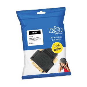 ZED electronic Adapter HDMI na DVI - HDMI-DV - Img 1