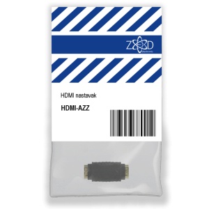 ZED electronic HDMI nastavak, pozlaćeni konektori - HDMI-AZZ - Img 1