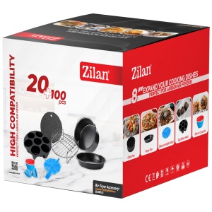 Zilan Pribor za fritezu na vruć vazduh, 20 cm - ZLN8023 - Img 2