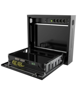 2U/19 rek orman nazidni za video nadzor Mirsan DVR02U580550200.01 580mmx200mmx550mm crni - Img 2