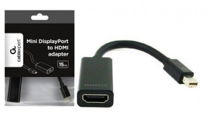 A-mDPM-HDMIF-02 Gembird Mini DisplayPort v.1.2 to HDMI adapter cable, black - Img 1