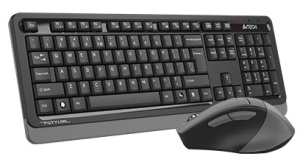 A4-FG1035 A4Tech Fstyler Bezicna tastatura YU-LAYOUT + bezicni mis USB, Grey - Img 3