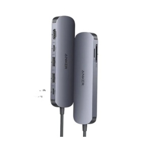 ANKER Nano USB-C Hub 7u1, SIVI
