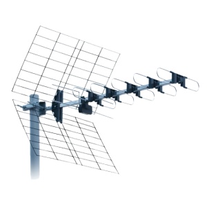 Antena DTX-22F Spoljna 22 elementa, F/B ratio 28db, duzina 81cm UHF/VHF/DVB-T2 - Img 2