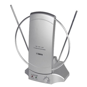 Antena Iskra G2235-06 sobna sa pojacalom, UHF/VHF, dobit 36dB, 220v + 12v FO - Img 2