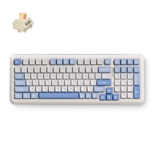 Bežična gaming tastatura MCHOSE K99 V3 Mehanička/Sky Blue/Icy Creamsicle Switch