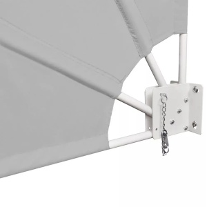 Bočna sklopiva tenda za balkon 140cm Siva - Img 3