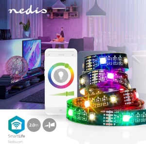 BTLS20RGBW RGB Led traka Bluetooth, Topla bela, SMD, 2m, IP20, 2700K, 380lm, Android/iOS - Img 2