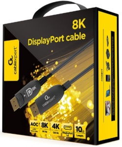 CC-DP8K-AOC-10M Gembird Active Optical Cables (AOC) DisplayPort v.1.4 (8K@60Hz/4K@120Hz) 10m - Img 2