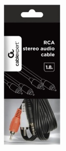 CCA-2R2R-6 Gembird audio kabal 2 x èinè - 2 x èinè, 1,8m - Img 1