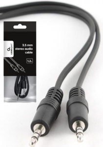 CCA-404 1.2M Gembird 3.5mm stereo plug to 3.5mm stereo plug audio AUX kabl 1.2m A - Img 1