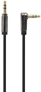 CCAPB-444L-1M Gembird AUX 3.5mm stereo plug to 3.5mm desni ugao stereo plug audio kabl pozlaceni 1m