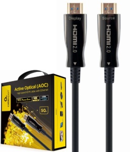CCBP-HDMI-AOC-50M-02 Gembird Active Optical (AOC) High speed HDMI cable with Ethernet Premium 50m - Img 3
