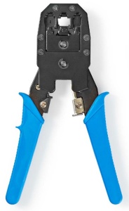 CCGB89510BU Klesta za krimpovanje CAT5, CAT5e, CAT6, CAT6a, RJ10, RJ11, RJ45, Secenje + skidanje - Img 3