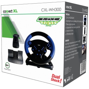 Connect XL Gaming volan 3u1, PS2/PS3/PC, vibracija, pedale - CXL-WH300 - Img 2