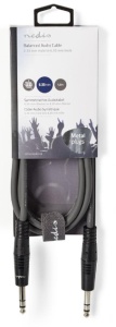 COTH23020GY15 Stereo audio kabl, 6.35 mm Muski na 6.35 mm Muski, Nickel Plated, 1.50 m, Okrugli, PVC - Img 3