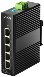 Cudy IG1005 5-Port Gigabit Industrial Switch, 5× GbE, Shielded, Dual-Power Redundancy, IP40 - Img 2