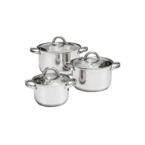 DAJAR DJ68878 SET ŠERPI INOX 16/20/24 CM 6/1 DELOVA - Img 1