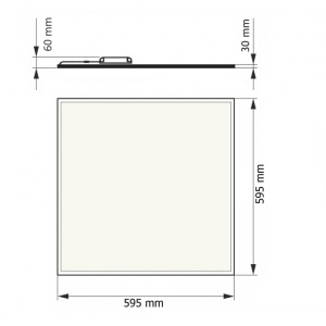 DAWN LED PANEL HN-PL6060 40W 4000K (4800lm) BACKLIGHT IP65