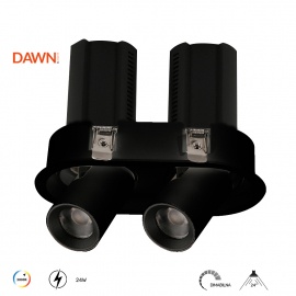 DAWN LED SVETILJKA TTV324 24W 3000K CRNA DIM - Img 4