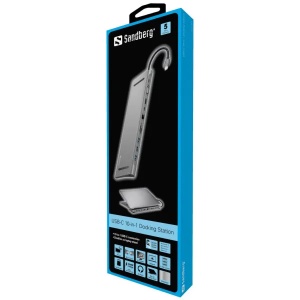 Docking station Sandberg 10in1 USB-C - HDMI/VGA/LAN/3xUSB 3.0/USB C 136-31 - Img 3