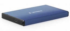 EE2-U3S-3-DB Gembird USB 3.0 Externo kuciste za 2.5 SATA hard diskove, aluminium, deep-blue - Img 2