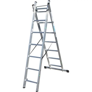 ELKOP Dvodelne Aluminijumske Merdevine 2x7 - 3m - Img 2