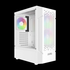 GAMDIAS Belo kuciste sa 3 ARGB kulera Aura GC7 - Img 2