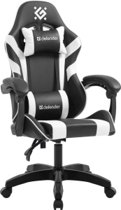 Gaming stolica Defender Ortos crno bela - Img 2