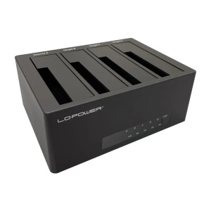 HDD Docking station USB 3.2 4xSSD/HDD LC-DOCK-U3-4B-V2 Beli - Img 3