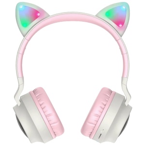 hoco. Bežične stereo slušalice, Bluetooth v5.0, 300mAh - W27 Cat Ear Gray - Img 2