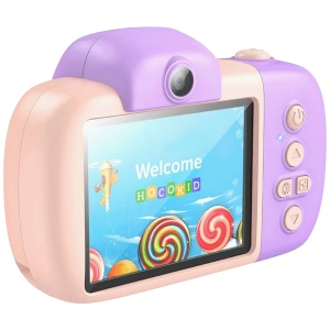 hoco. Dečija kamera, 2" IPS LCD, 32 MPx, FullHD, microSD, pink - DV201 Pink - Img 1