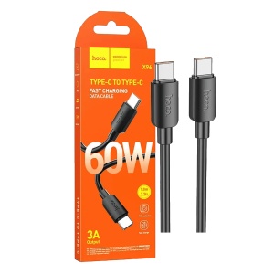 hoco. USB kabl za smartphone, tip C, 60W, crni - X96 Hyper, 60W, Black
