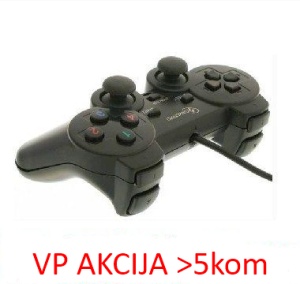 JPD-THRILLERSHOCK-BOX ** Gembird USB 2.0 analog vibration gamepad black(alt. JPD-UDV-01 (343) - Img 3