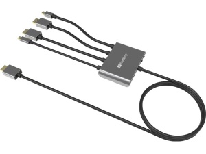 Kabl-display HUB Sandberg All-In-One USB C/DP/m DP/HDMI - HDMI 2m 509-21 - Img 2