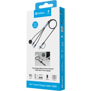 Kabl Sandberg 3u1 441-69 2xUSB-C/Mag Safe/100W - Img 4