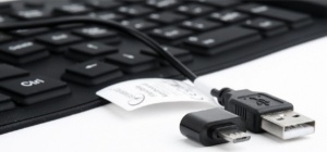 KB-109F-B Gembird Fleksibilna tastatura US layot USB+microUSB OTF adapter - Img 2