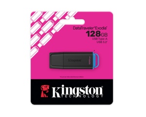 KINGSTON 128GB DTXG2/128GB USB Flash memorija 3.2 DataTraveler Exodia Crno-plava