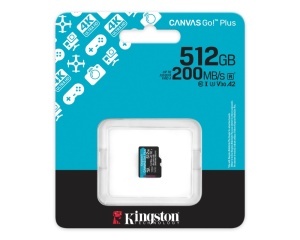 KINGSTON Memorijska kartica U3 V30 microSDXC 512GB Canvas Go Plus 200MB/s A2 SDCG4/512GBSP