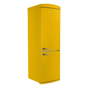 Kombinovani frižider Fram FC-VRR341YLE++/340l/60x190/žuta - Img 3