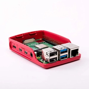 Kućište za Raspberry Pi 4 crveno belo - Img 1
