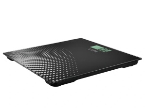 LAFE Digitalna vaga za merenje telesne težine staklena do 150kg crna FitScale Black - Img 3