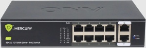 LAN Switch Mercury H1108PL PoE 10/100Mbps
