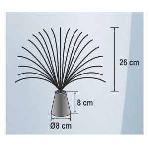 LED dekorativna lampa sa staklenim vlaknima - Img 2