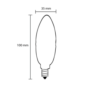 LED filament sijalica toplo bela 4W OSRAM - Img 2