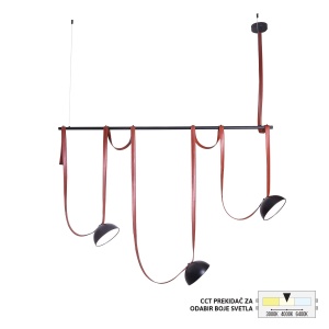 LED viseća lampa FK2100-30V BK/BR - Img 2
